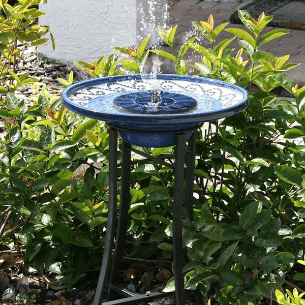 Solar Powered Bird Bath Fountain